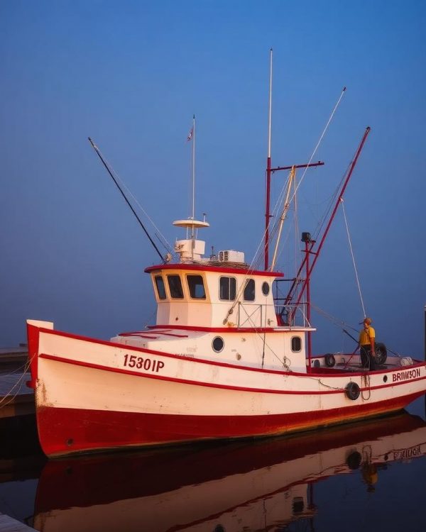 Shrimp Boat at Dusk