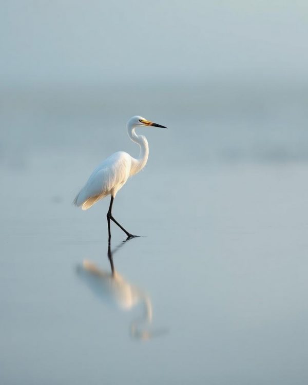Egret in the Tide